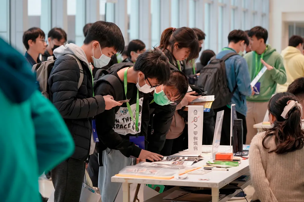 社群博覽會攤位交流現場